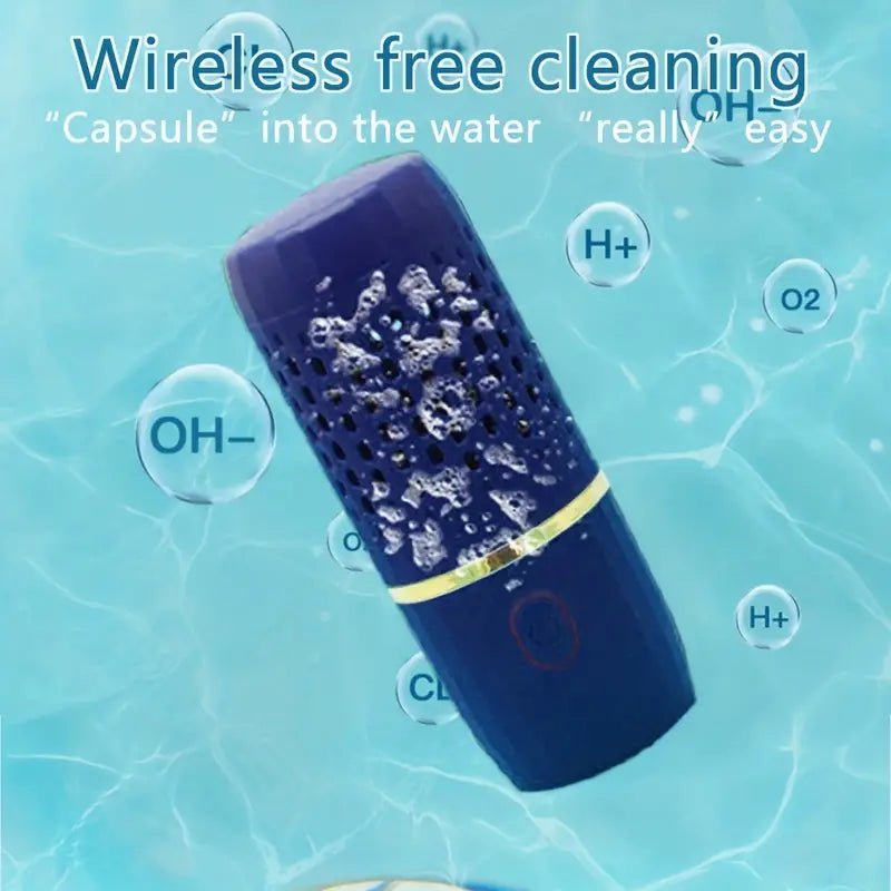 Fruit and Vegetable Purifier - OH-Ion Capsule: Fast, Portable, and Wireless- Blue-4
