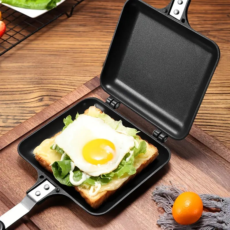 Double-Sided Non-Stick Sandwich Maker & Griddle Pan-3