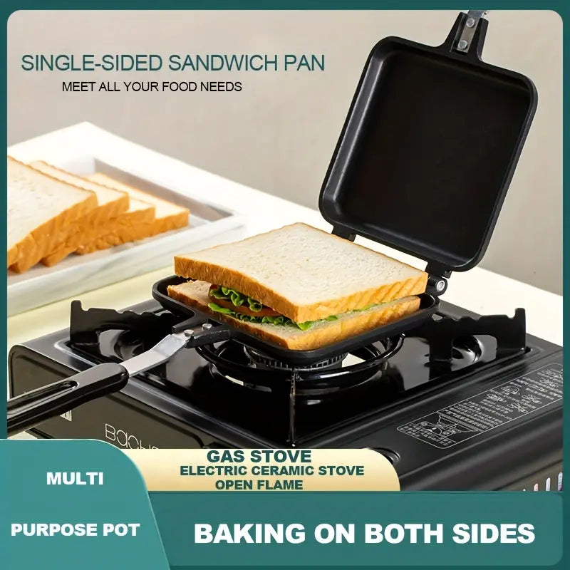 Double-Sided Non-Stick Sandwich Maker & Griddle Pan-1