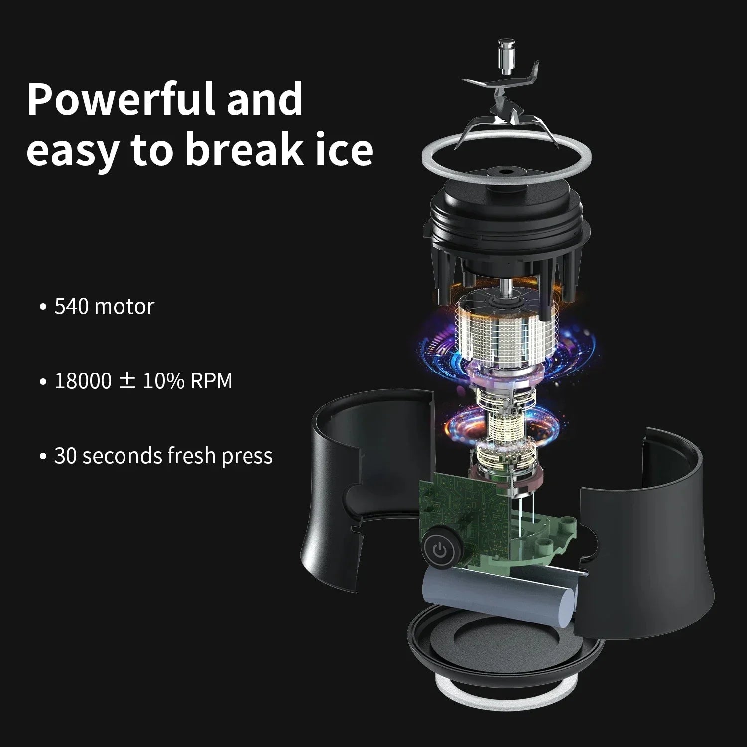 Portable Electric Juicer Rechargeable Mini Blender-1