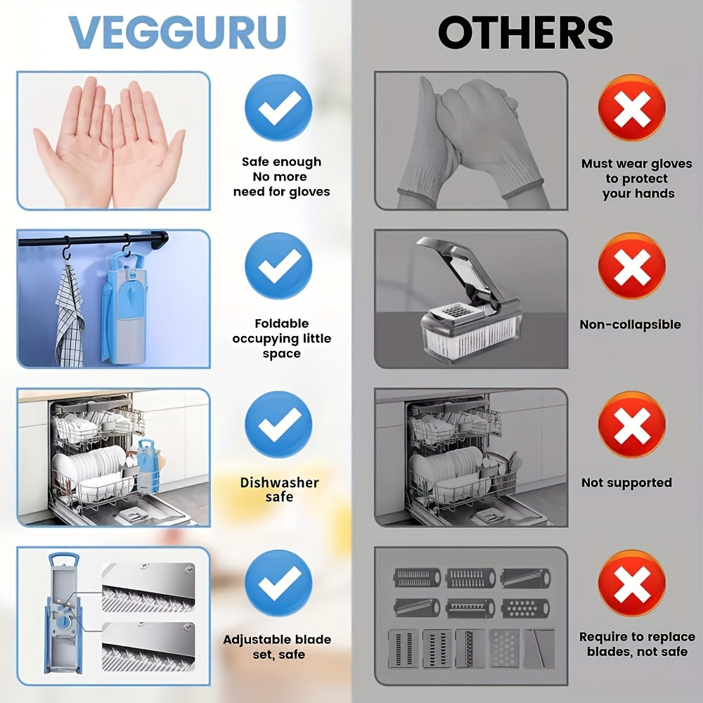 Vegetable Cutter Multifunctional Manual Slicer-3