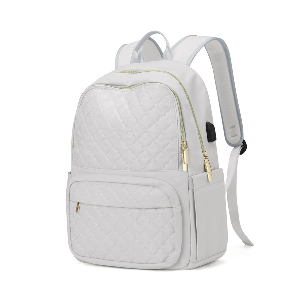 Chic Quilted Flight Approved Backpack